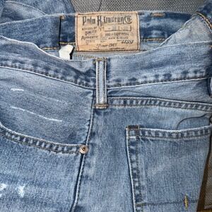 Polo Ralph Lauren Mens Jeans W38 L32 Blue Denim Distressed Authentic Cotton